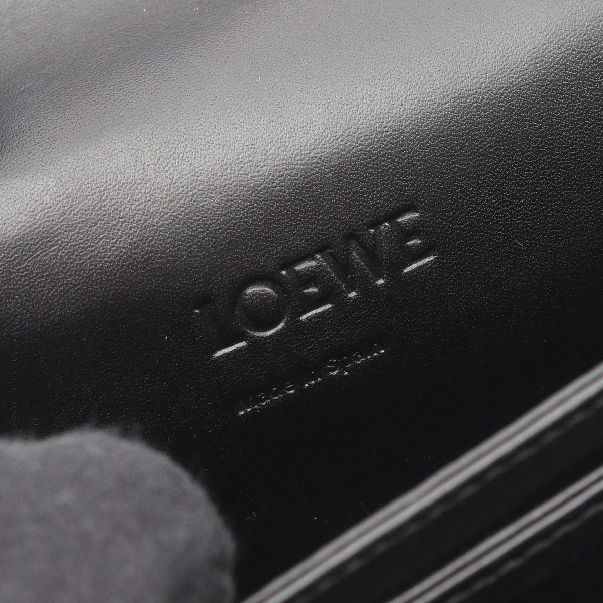 Loewe Shoulder Bag Barcelona White Black Canvas Leather Ivory — view 4
