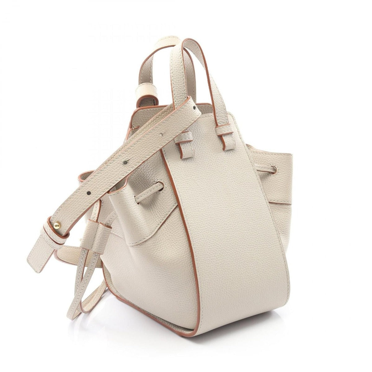 Loewe Handbag Hammock Draw St Sling Bag Mini Grey Leather Calf — view 2