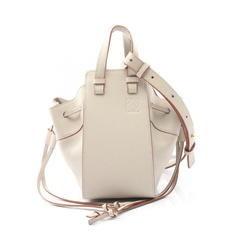 Loewe Handbag Hammock Draw St Sling Bag Mini Grey Leather Calf