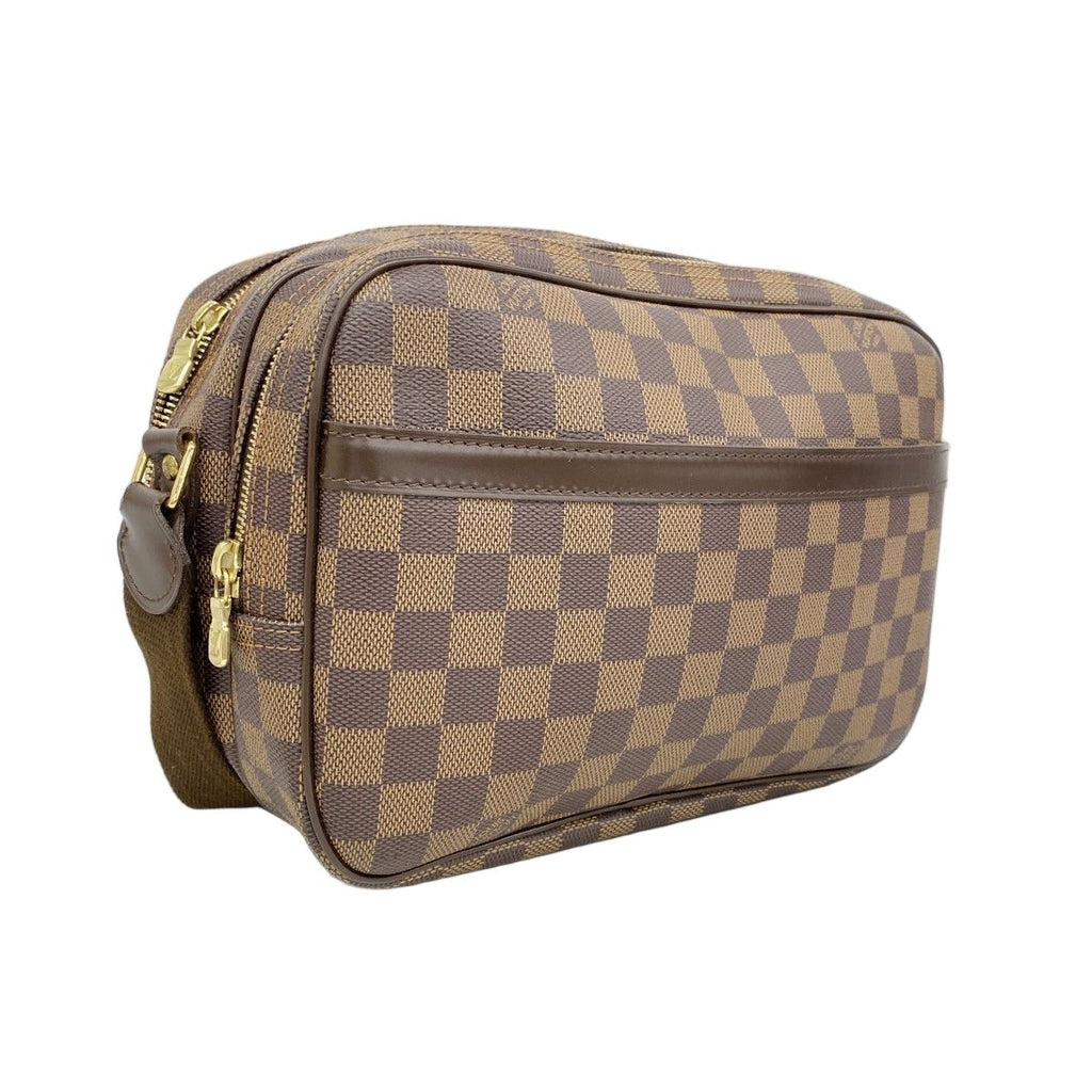 Louis Vuitton Shoulder Bag Damier Reporter PM Ebene — view 2