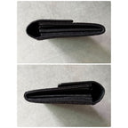 Christian Dior Long Wallet Plate Foldable Black — view 2