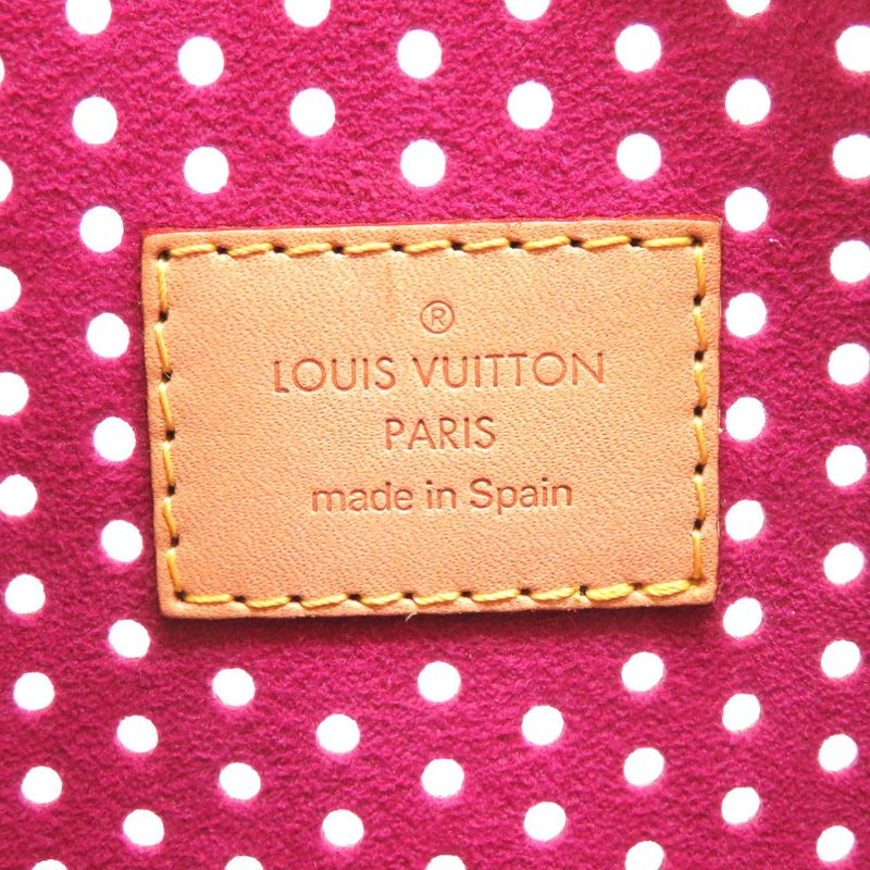 Louis Vuitton Monogram Perfo Pochette Accessoire Fuchsia Handbag Pouch — view 6
