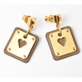Hermes Earrings Ace Of Hearts As De Coeur Trump Swift