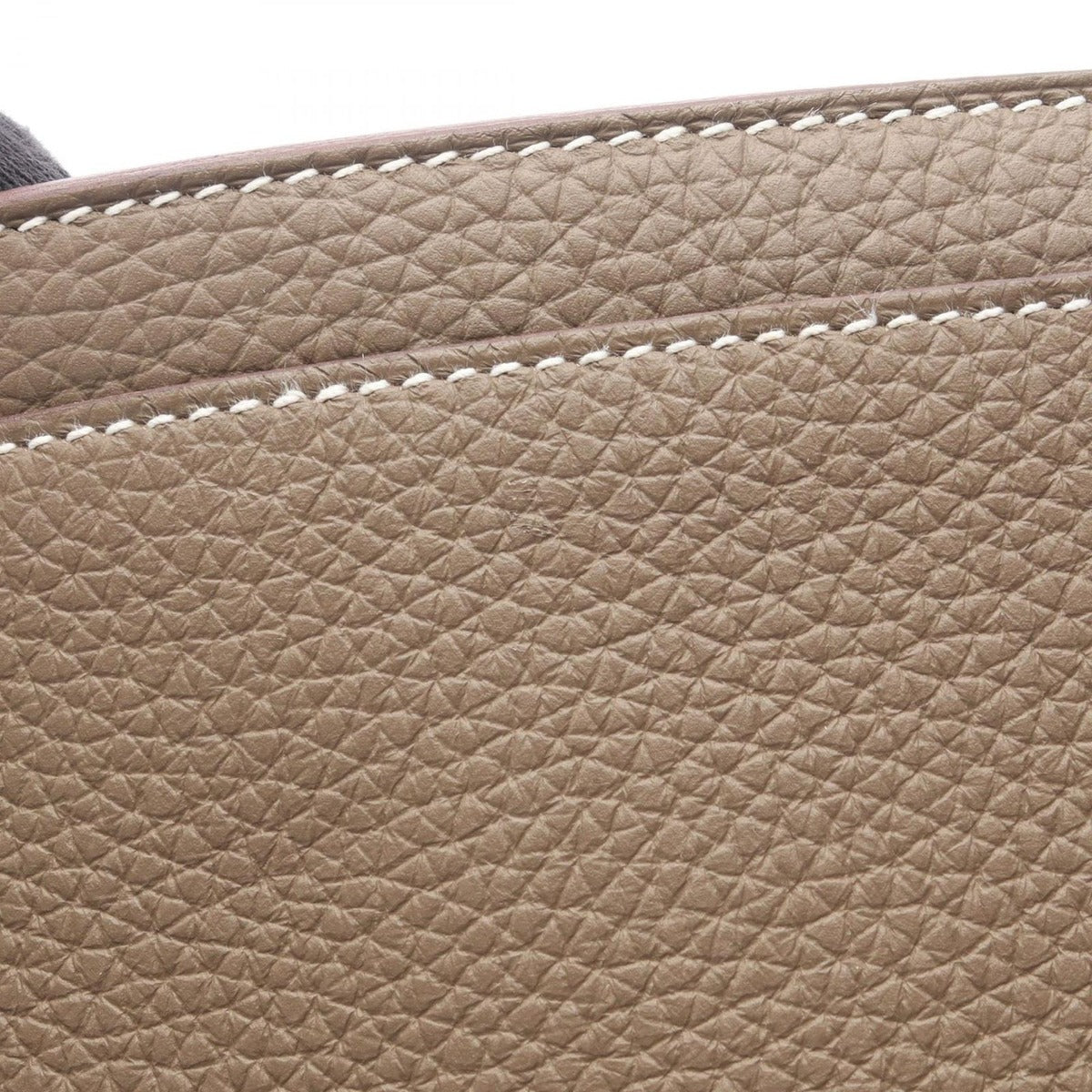 Hermes Tote Cover 46 Etoupe Leather Gray — view 6