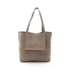 Hermes Tote Cover 46 Etoupe Leather Gray