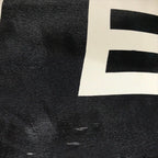 Chanel Mademoiselle Large Scarf Black Silk — view 7