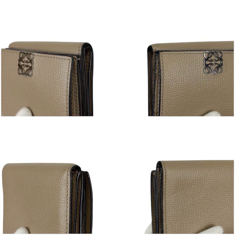 Loewe Trifold Wallet Vertical Sand Glaze Compact — view 9