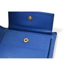 Gucci Wallet Fold GG Lambus Print Brown Blue — view 7