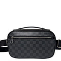 Louis Vuitton Super Damier Graphite Ambler Belt Bag Black