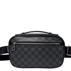 Louis Vuitton Super Damier Graphite Ambler Belt Bag Black
