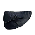 Dior Shoulder Bag Black Saddle Nylon