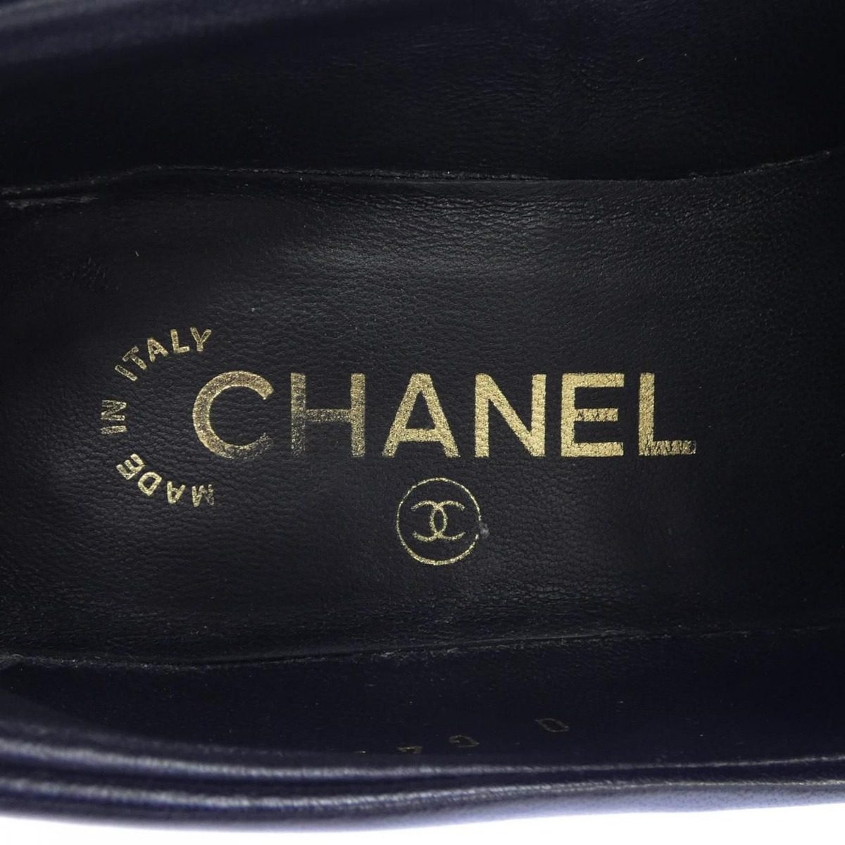 Chanel Turnlock Moccasins Loafers Black — view 6