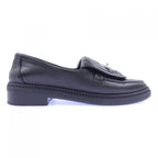 Chanel Turnlock Moccasins Loafers Black