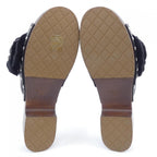 Chanel Clogs Sandals Calfskin Black — view 4