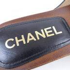 Chanel Clogs Sandals Calfskin Black — view 6