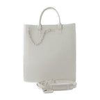 Louis Vuitton Sac Plat Virgil Abloh Tote Bag Taurillon Leather White