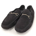 Gucci Loafers Horsebit Suede Black