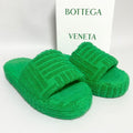 Bottega Veneta Resort Sponge Slide Sandals Green