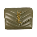 Saint Laurent Monogram YSL Cassandra Multi Wallet Trifold