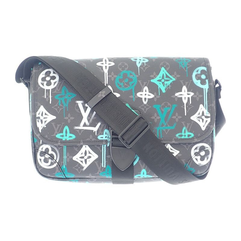 Louis Vuitton Archie Messenger Shoulder Bag Monogram Eclipse Black — view 2