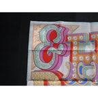 Hermes Ectrique Carre 45 Petit Gavroche Cotton Multicolor Scarf — view 2