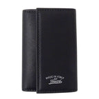 Gucci Key Case 6 Leather Black Compact Small