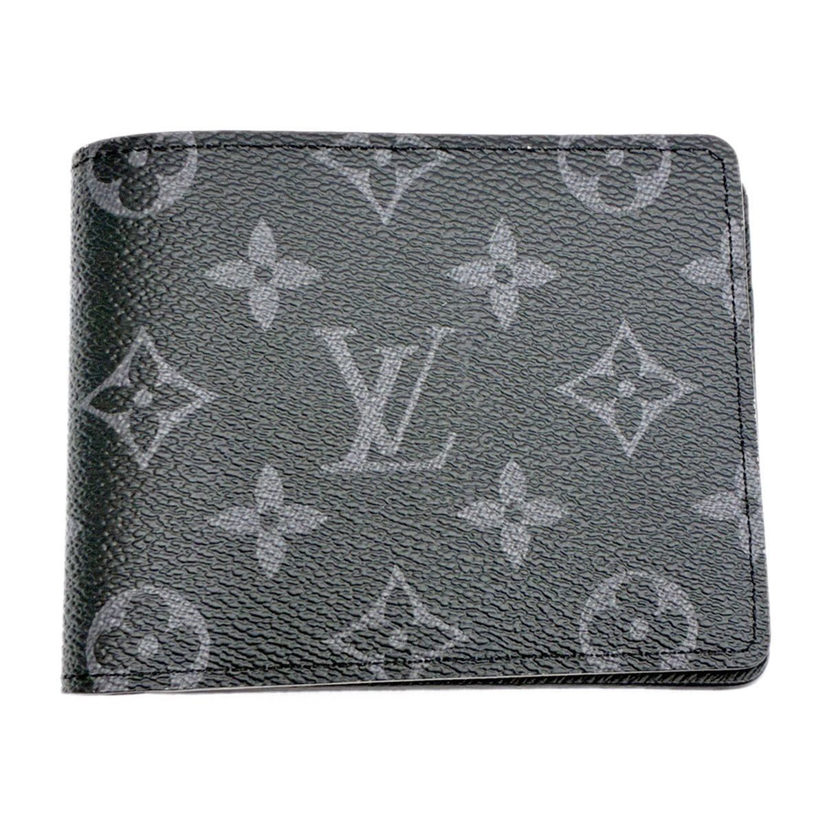 Louis Vuitton Portefeuille Multiple Monogram Eclipse Bifold Wallet Black