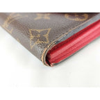 Louis Vuitton Wallet Portefeuille Sarah Brown Coquelicot Monogram X — view 2
