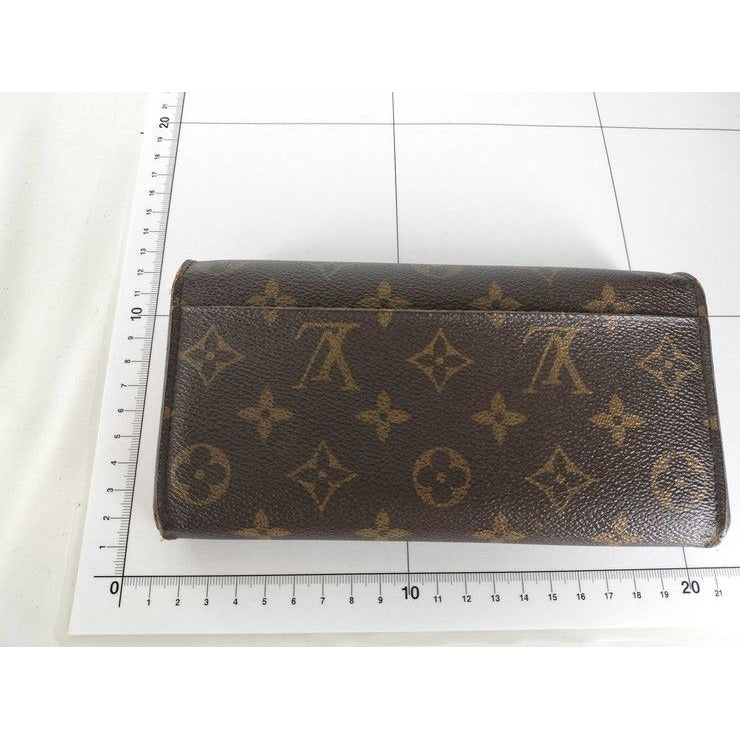 Louis Vuitton Wallet Portefeuille Sarah Brown Coquelicot Monogram X — view 5