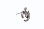 Chanel CC Logo Earrings Silver Color 01 — view 2