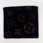Louis Vuitton Echarpe Velvet Shawl Rayon Silk Gold Vintage Scarf — view 6