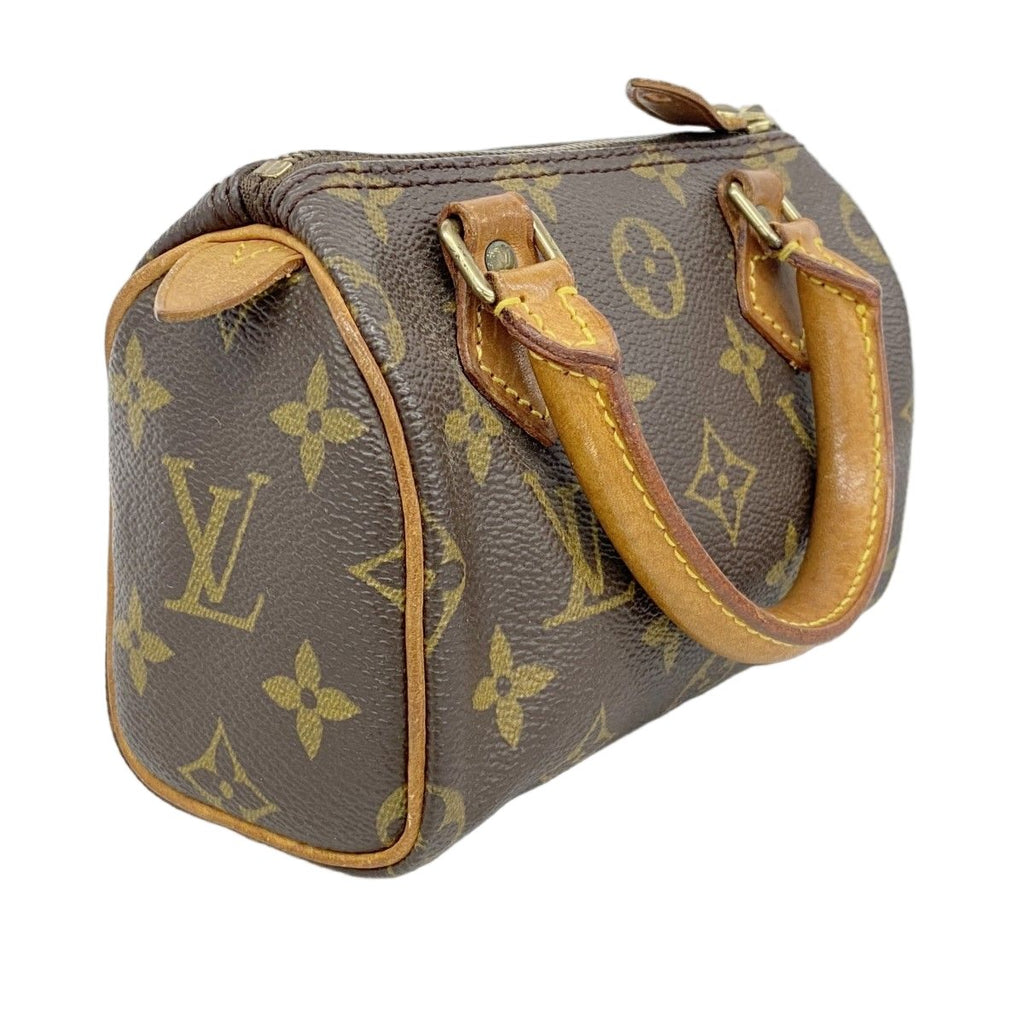 Louis Vuitton Handbag Monogram Mini Speedy Brown — view 2