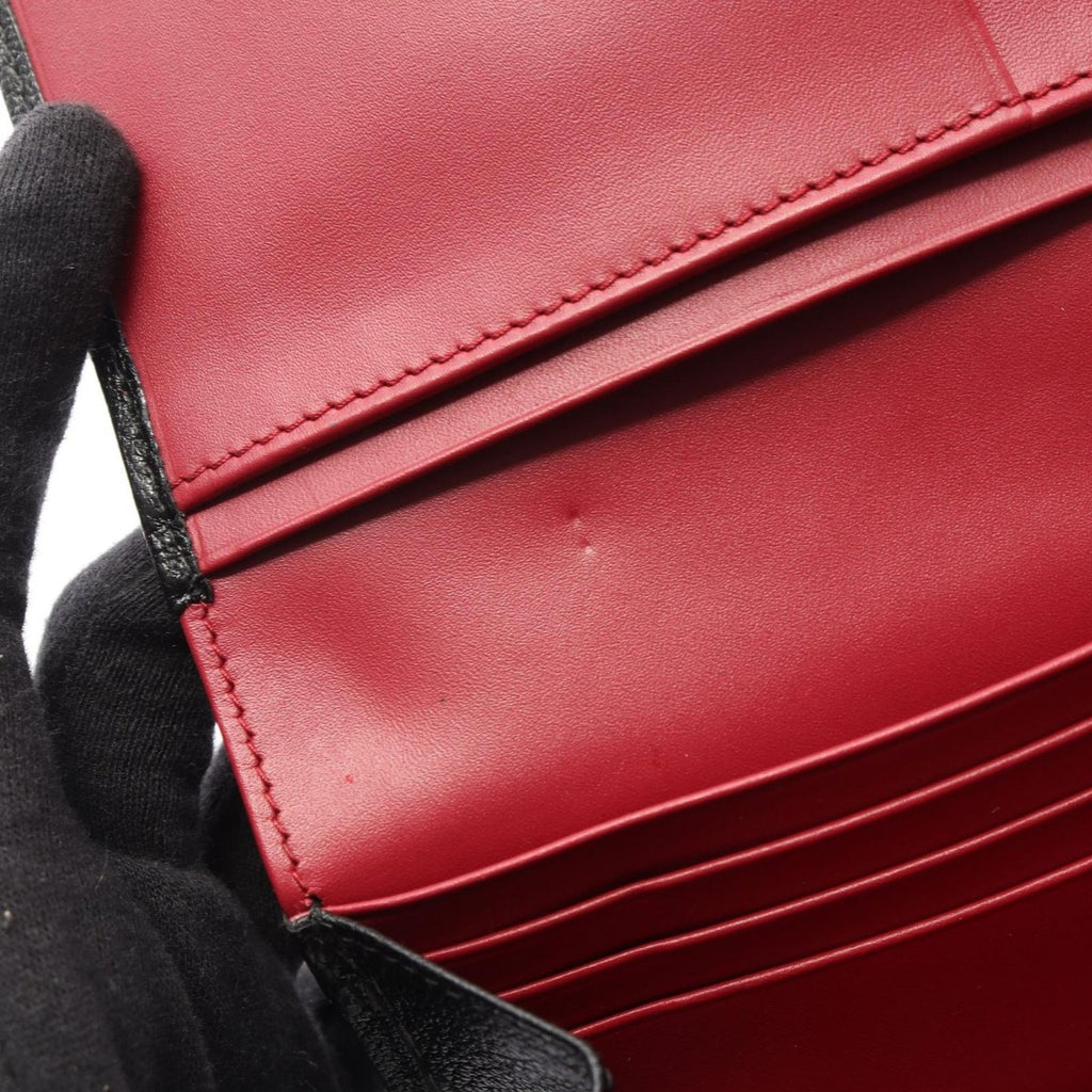 Loewe Bifold Wallet Anagram Black Leather Trifold — view 5
