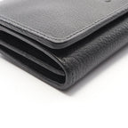 Loewe Bifold Wallet Anagram Black Leather Trifold — view 6