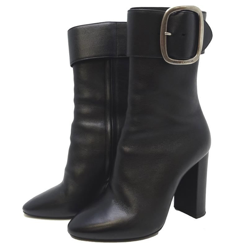 Yves Saint Laurent Size 22 Black Boots