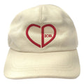 Dior Heart Logo Baseball Cap Beige XL