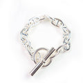 Hermes 2024 Chaine D'ancre MM AG 925 13 Frames Bangle Bracelet Silver