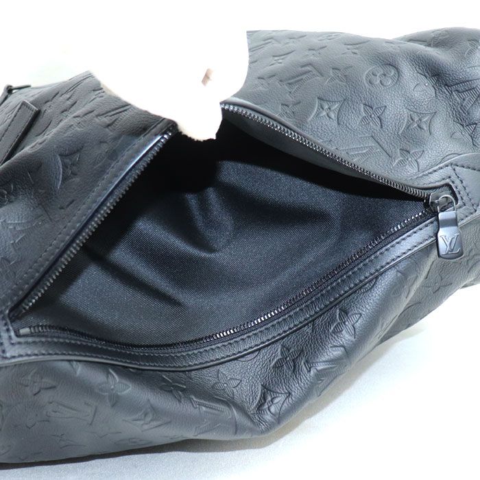 Louis Vuitton Helmet Bag Handbag Monogram Shadow Black IC Chip — view 4