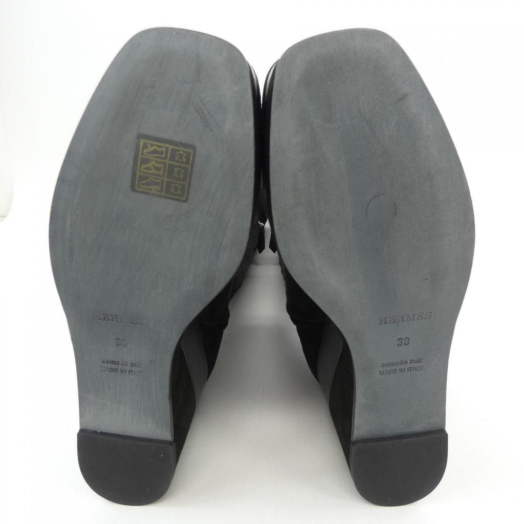 Hermes Long Boots Black 38 — view 4
