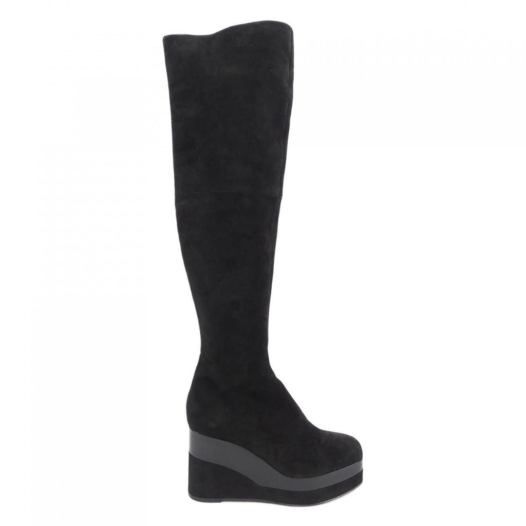 Hermes Long Boots Black 38