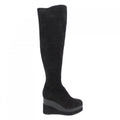 Hermes Long Boots Black 38