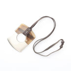 Hermes Necklace Dalva Brown — view 3