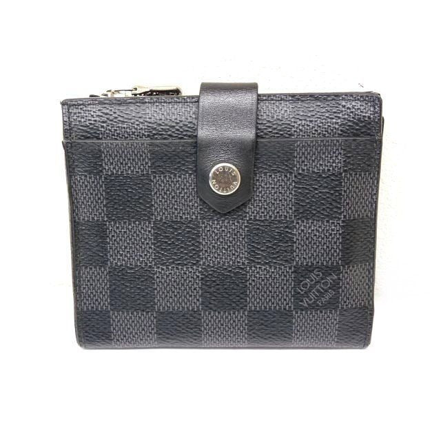 Louis Vuitton Ca0261 Muerte Card Holder Damier Graphite Bifold Wallet
