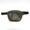 Fendi Body Bag Zucca 7 Va434 Leather Brown