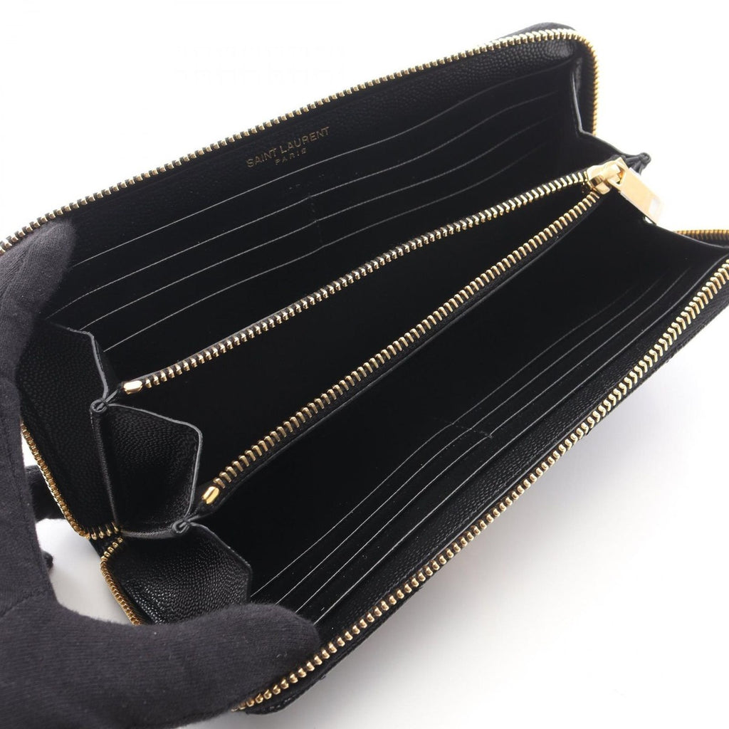 Saint Laurent Paris Round Long Wallet Monogram — view 3