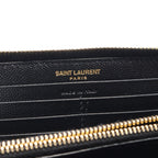 Saint Laurent Paris Round Long Wallet Monogram — view 4