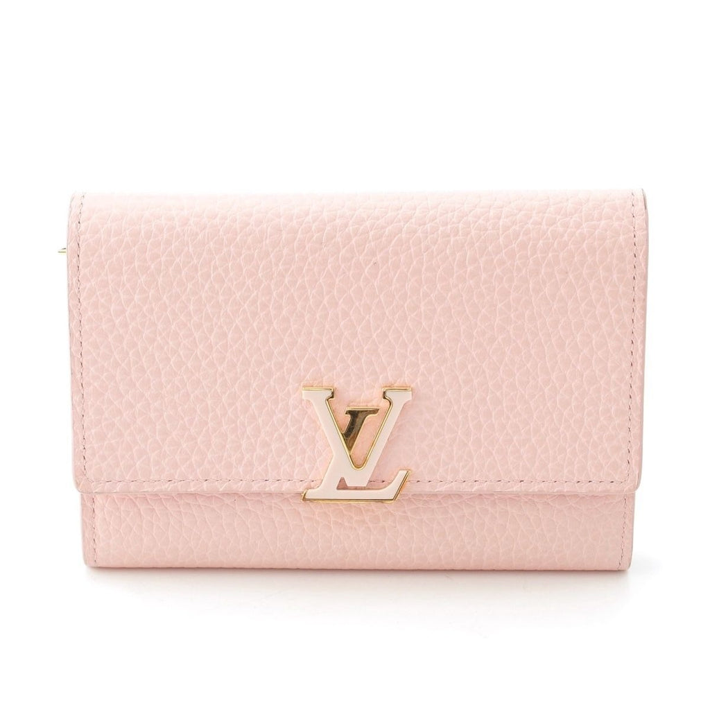 Louis Vuitton Taurillon Portefeuille Capucines Compact Wallet Trifold