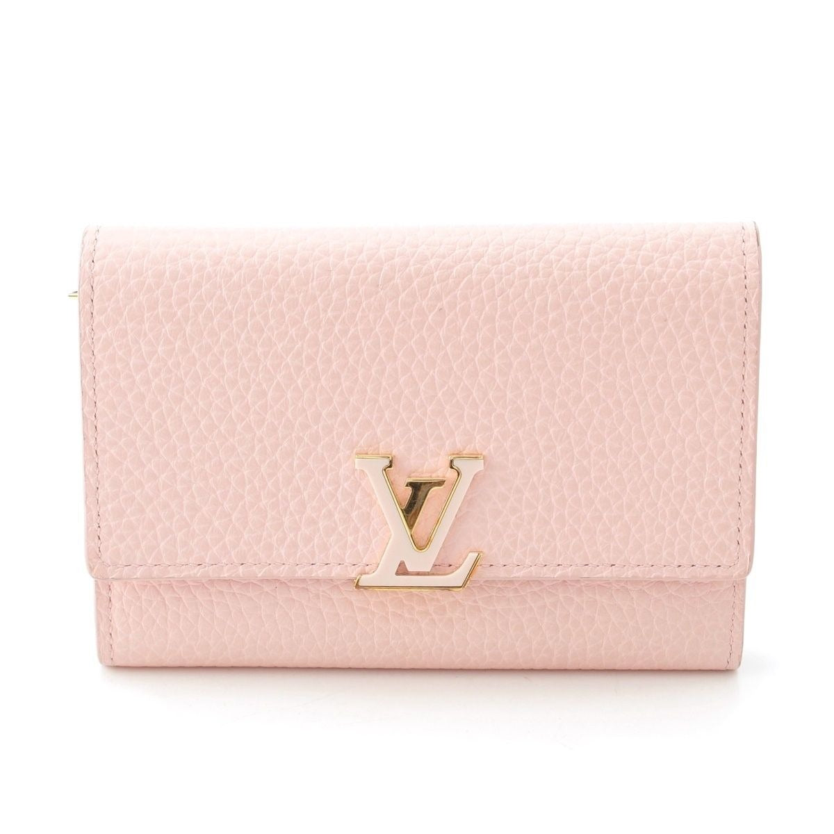 Louis Vuitton Taurillon Portefeuille Capucines Compact Wallet Trifold