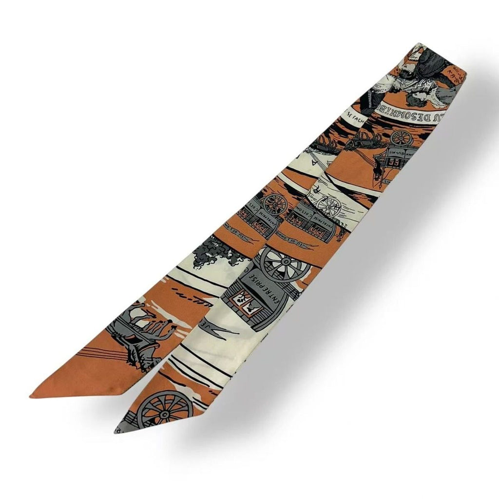 Hermes Scarf Twilly Silk Brawan