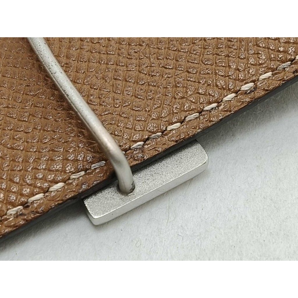 Hermes Belt Constance Black Gold Leather Reversible Silver — view 7